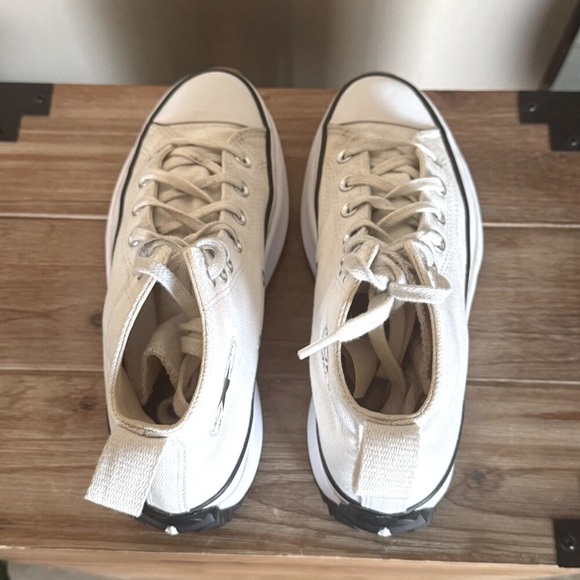 Converse Run Star Hike Hi Top Platform Sneaker - White / Black / Gum  Size 7.5 - Picture 12 of 16